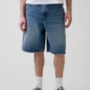 10,5" luźne dżinsowe szorty typu carpenter