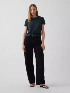 100% bawełna – autentyczny T-shirt w stylu „shrunken”