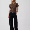 100% bawełna – autentyczny T-shirt w stylu „shrunken”