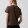 100% bawełna – autentyczny T-shirt w stylu „shrunken”