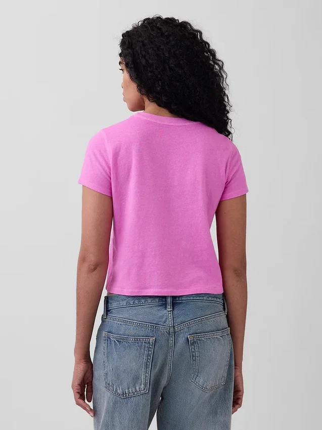 100% bawełna – autentyczny T-shirt w stylu „shrunken”