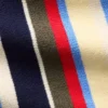 100% bawełniany top bez rękawów z paskami i wiązaniem na szyi