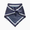 100% jedwab, oversize'owa trójkątna chusta typu bandana
