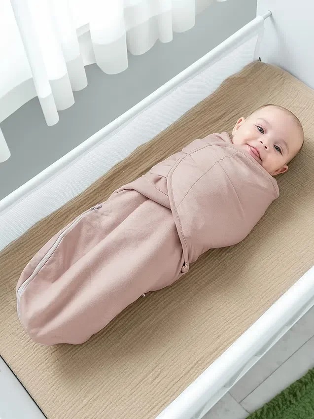 Łatwe w użyciu kocyki do owijania Comfy Cubs z zamkiem błyskawicznym