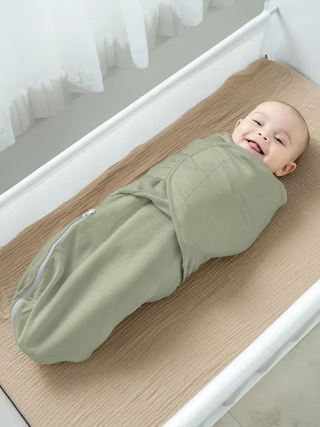Łatwe w użyciu kocyki do owijania Comfy Cubs z zamkiem błyskawicznym
