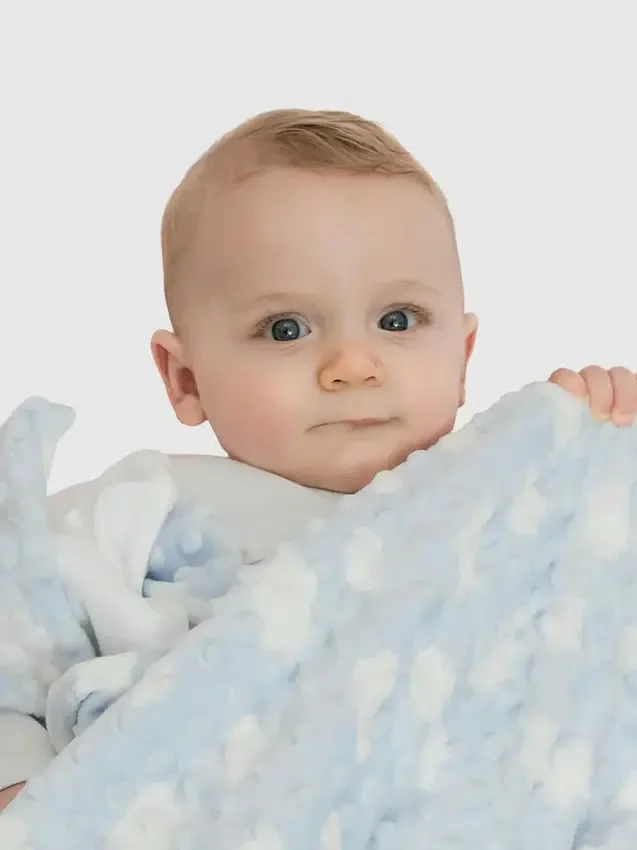 Bambusowy kocyk „Little Blue Cozy Cloud”