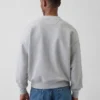 Bardzo gruba bluza z dzianiny frotte typu French Terry