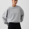 Bardzo gruba bluza z dzianiny frotte typu French Terry