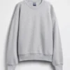 Bardzo gruba bluza z dzianiny frotte typu French Terry