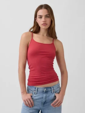 Basic Cami z gęstej dzianiny