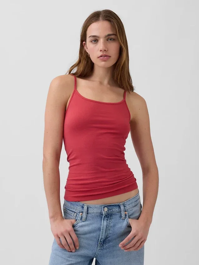 Basic Cami z gęstej dzianiny