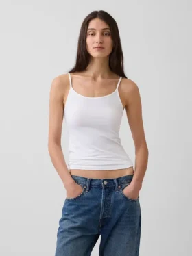 Basic Cami z gęstej dzianiny
