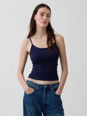 Basic Cami z gęstej dzianiny