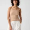 Basic Cami z gęstej dzianiny