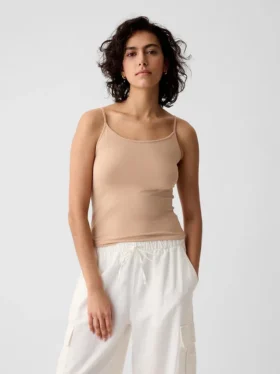 Basic Cami z gęstej dzianiny