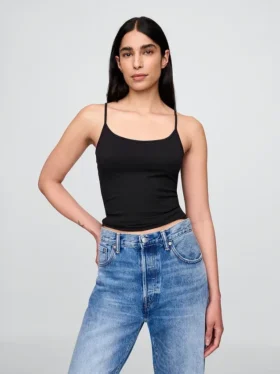 Basic Cami z gęstej dzianiny