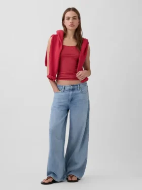 Basic Cami z gęstej dzianiny