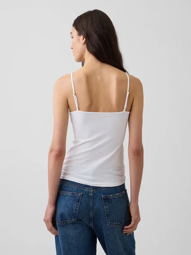 Basic Cami z gęstej dzianiny