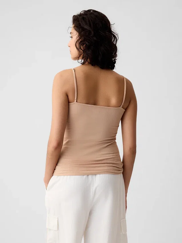 Basic Cami z gęstej dzianiny