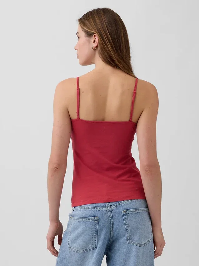 Basic Cami z gęstej dzianiny