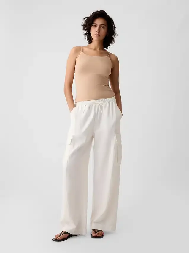 Basic Cami z gęstej dzianiny