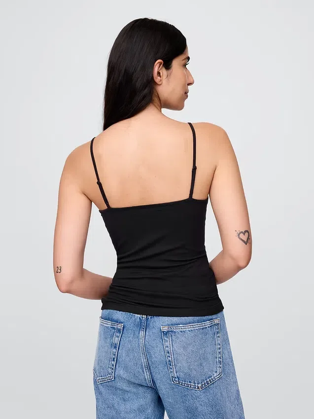 Basic Cami z gęstej dzianiny
