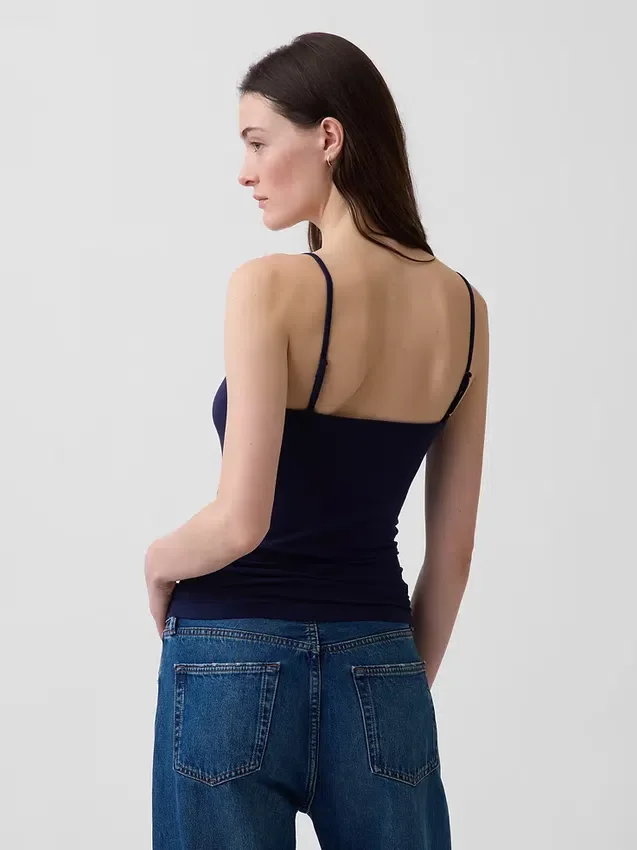 Basic Cami z gęstej dzianiny