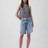 Bawełniana koszulka bez rękawów z gazy w stylu racerback