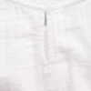 Bawełniana koszulka bez rękawów z gazy w stylu racerback