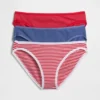Bikini z elastycznej bawełny organicznej (pakiet 3 szt.)