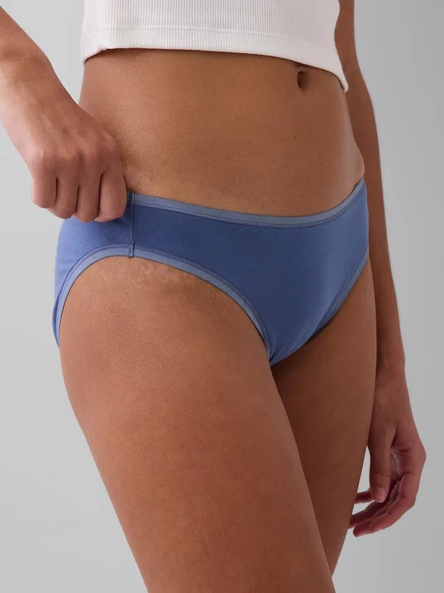 Bikini z elastycznej bawełny organicznej (pakiet 3 szt.)