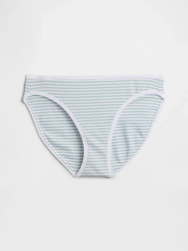Bikini z elastycznej bawełny organicznej (pakiet 3 szt.)