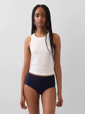 Bikini z wysokim stanem z elastycznej bawełny organicznej