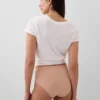 Bikini z wysokim stanem z elastycznej bawełny organicznej