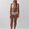 Bikini z wysokim stanem z elastycznej bawełny organicznej