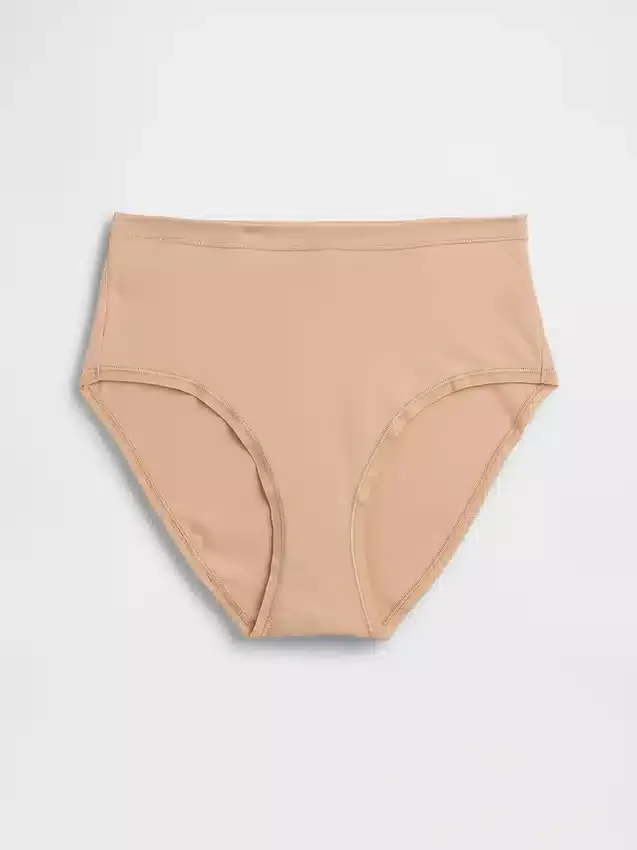 Bikini z wysokim stanem z elastycznej bawełny organicznej