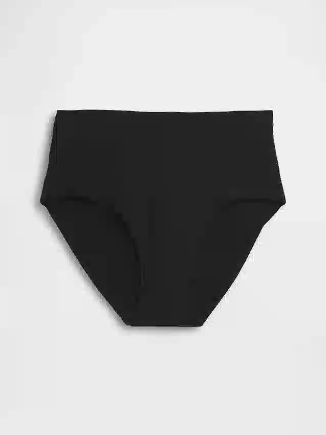 Bikini z wysokim stanem z elastycznej bawełny organicznej