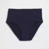 Bikini z wysokim stanem z elastycznej bawełny organicznej