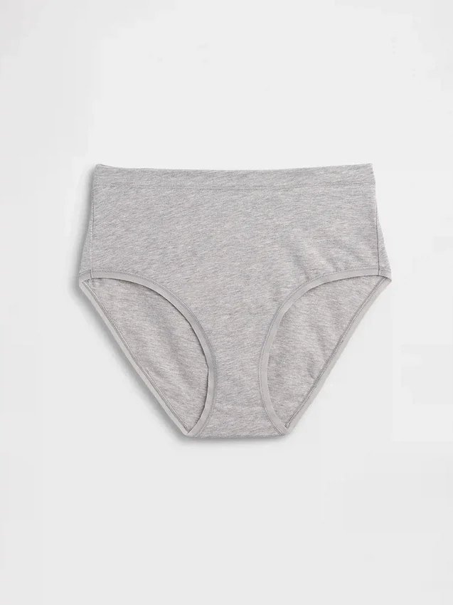 Bikini z wysokim stanem z elastycznej bawełny organicznej