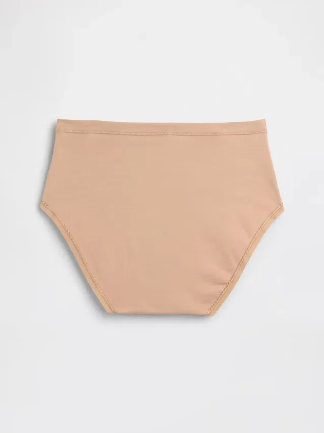 Bikini z wysokim stanem z elastycznej bawełny organicznej