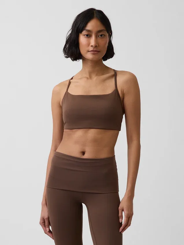 Biustonosz sportowy GapFit Smooth z tyłem typu racerback