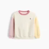 Bluza dla niemowląt i Maluchów Vintagesoft z kontrastowymi wstawkami