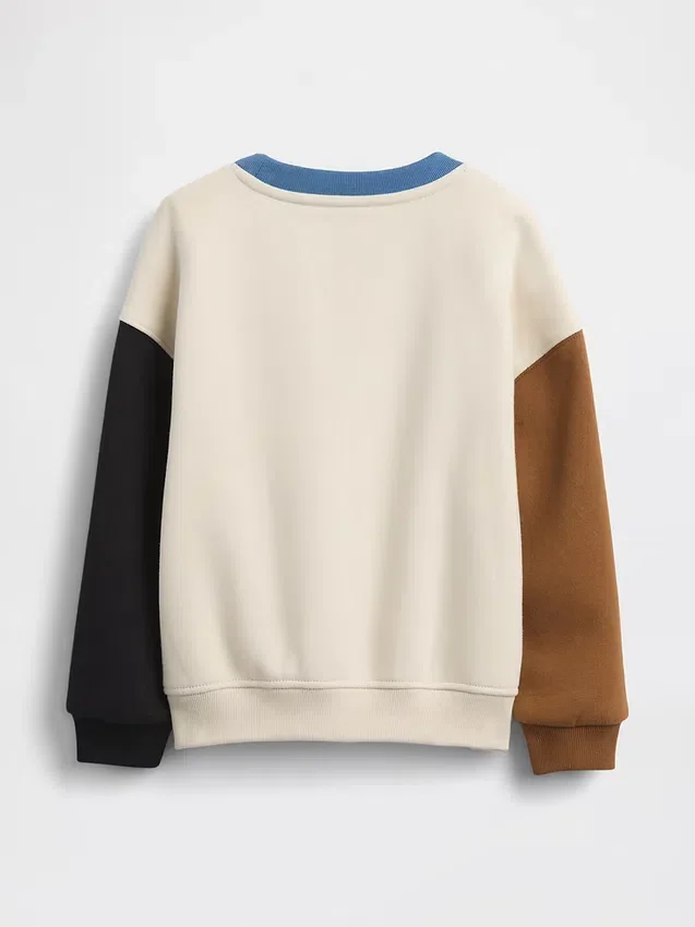 Bluza dla niemowląt i Maluchów Vintagesoft z kontrastowymi wstawkami
