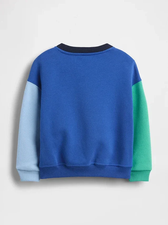 Bluza dla niemowląt i Maluchów Vintagesoft z kontrastowymi wstawkami