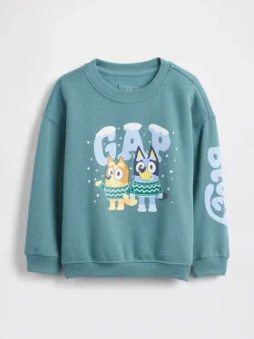 Bluza dla niemowląt i Maluchów Vintagesoft z nadrukiem Bluey
