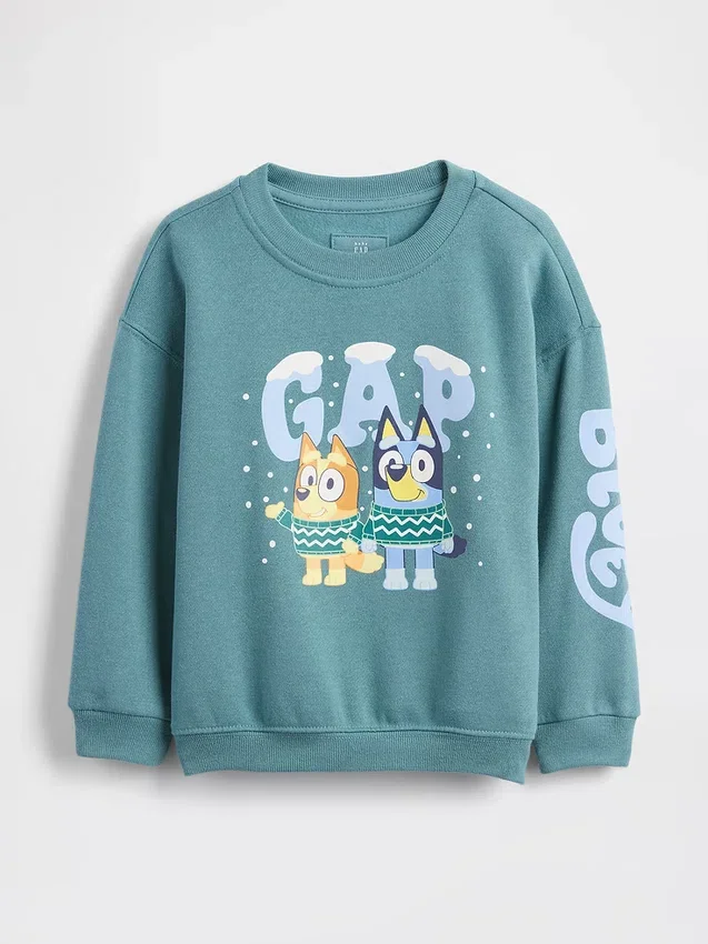 Bluza dla niemowląt i Maluchów Vintagesoft z nadrukiem Bluey