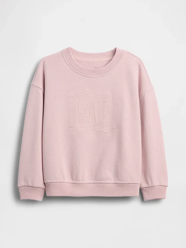 Bluza dla niemowląt i maluchów z dzianiny frotte Vintagesoft z haftowanym logo