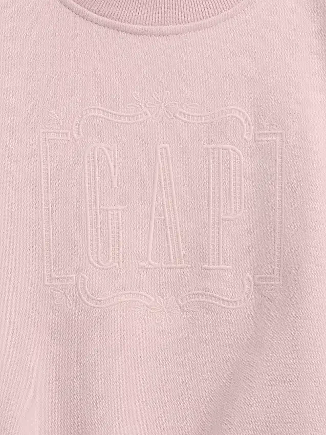 Bluza dla niemowląt i maluchów z dzianiny frotte Vintagesoft z haftowanym logo