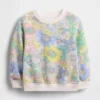 Bluza dla niemowląt i maluchów z frotte Vintagesoft w kwiatowy wzór