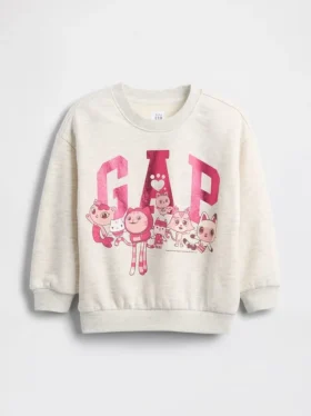 Bluza dla niemowląt i maluchów z logo Gabby Cat z serii Vintagesoft